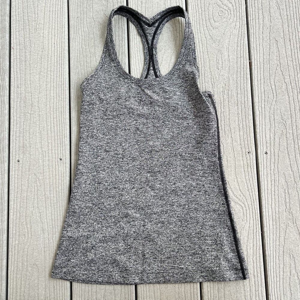 Lululemon Gray Tank Top-Size 4 - Picture 2 of 4